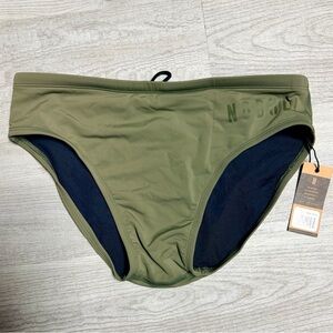 NOBULL Men's Green Swim Briefs